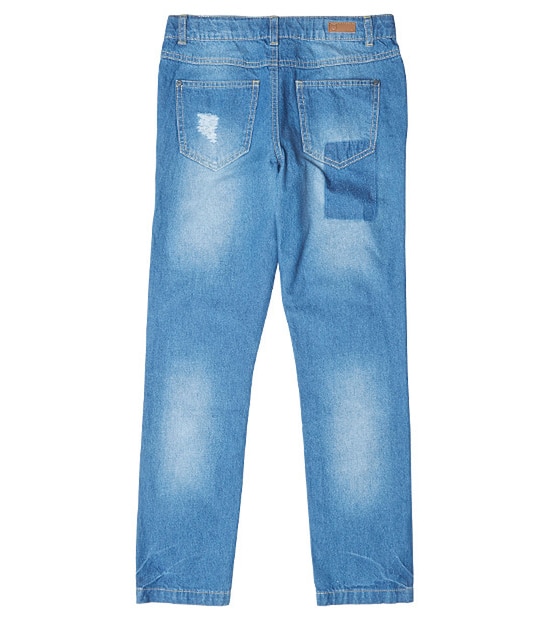 Distressed Denim Jeans