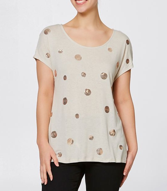 Avery Sequin Detail T-Shirt