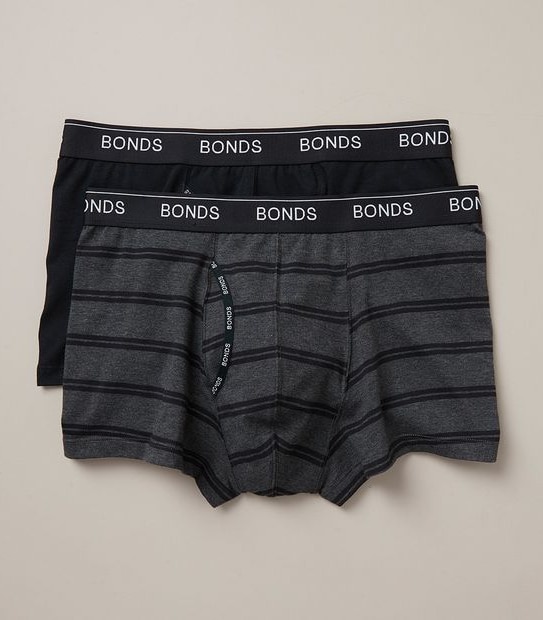Bonds 2 Pack Australian Cotton Guyfront Trunks