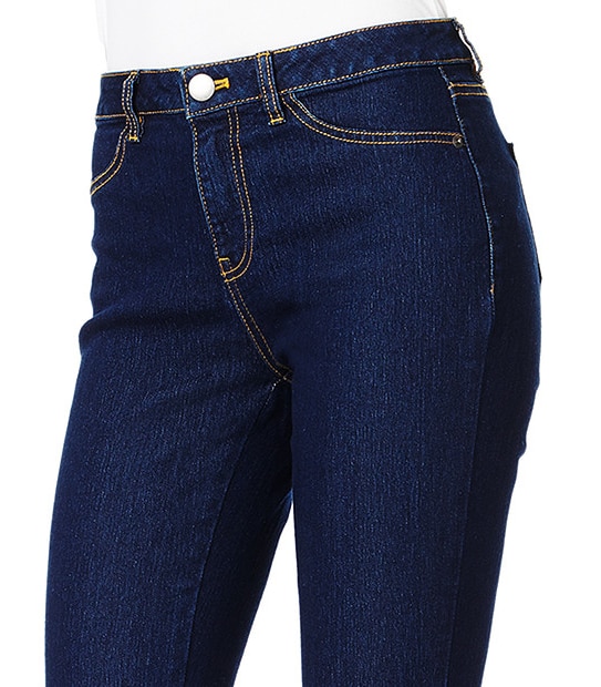 essentials Everyday Straight Leg Jeans - Blue Indigo