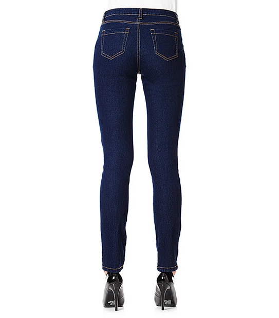 essentials Everyday Straight Leg Jeans - Blue Indigo