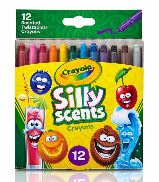 Crayola Creations Silly Scents Mini Twistables Scented Crayons - 12 Pack