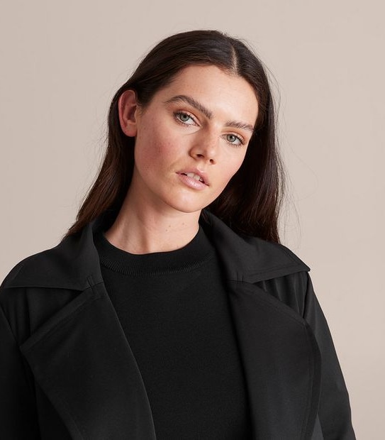 Preview Soft Knit Trench Coat