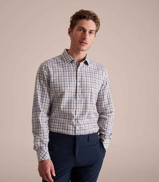 Preview Long Sleeve Check Business Shirt