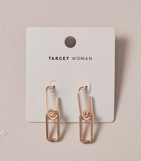 Square Link Earrings