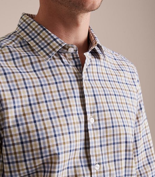 Preview Long Sleeve Check Business Shirt