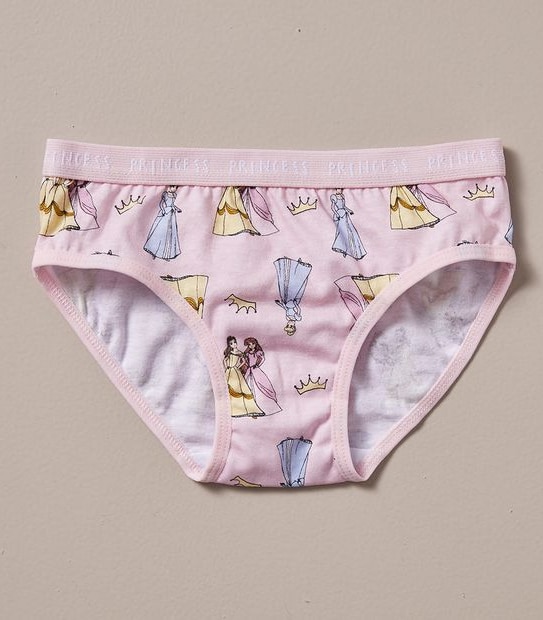 5 Pack Disney Princess Briefs Gift Set