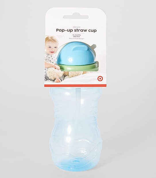 Pop-Up Straw Cup 350ml 