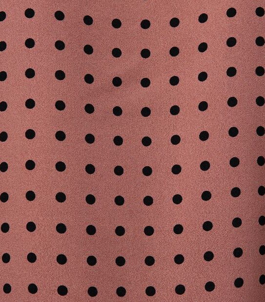 Preview Elbow Length Sleeve Shell Top - Blush Rose Pink Spot 