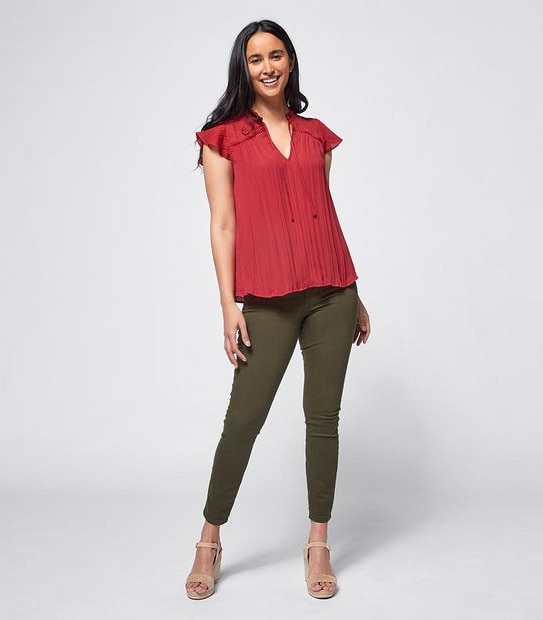 Rosie Flutter Sleeve Blouse