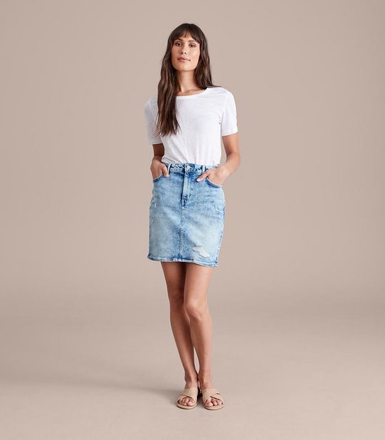 Classic Denim Skirt