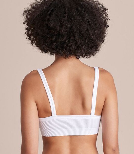 Lily Loves Ribbed Seamfree Square Neck Crop Top; Style: LCT50112