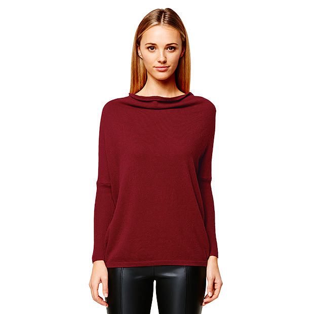 Yours Sincerely Oversized Knit - Burgundy Yours Sincerely Oversized Knit - Burgundy