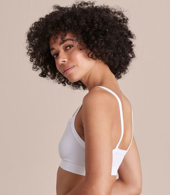 Lily Loves Ribbed Seamfree Square Neck Crop Top; Style: LCT50112