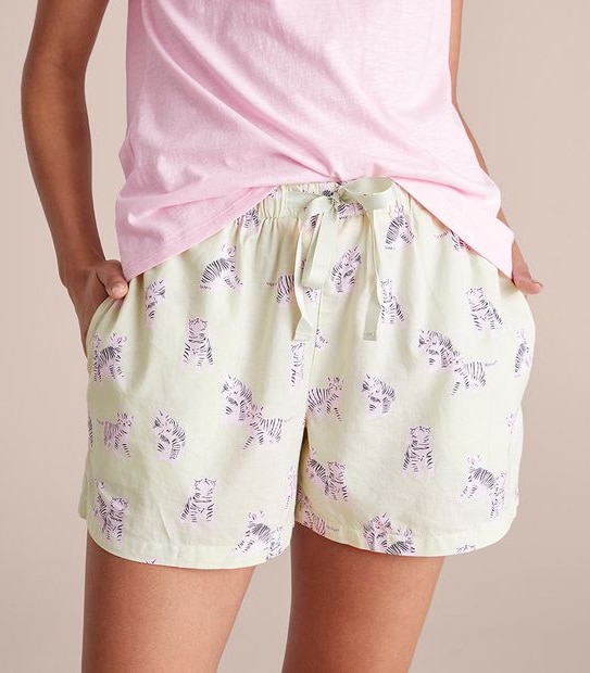 Printed Sleep Shorts