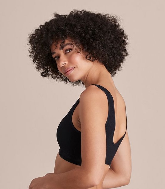 Rib Plunge Crop Top - Lily Loves