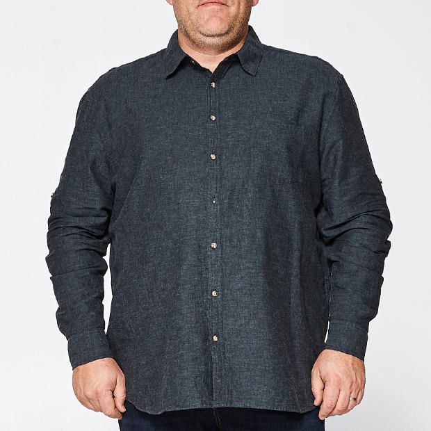 Mr Big Linen Blend Shirt Mr Big Linen Blend Shirt