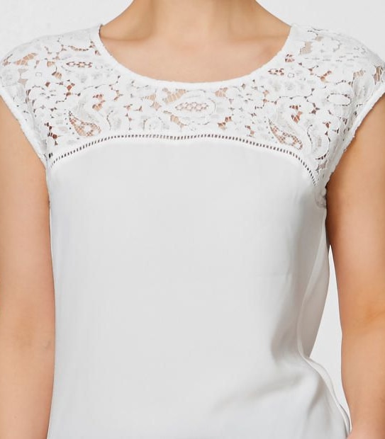 Lace Panel Top
