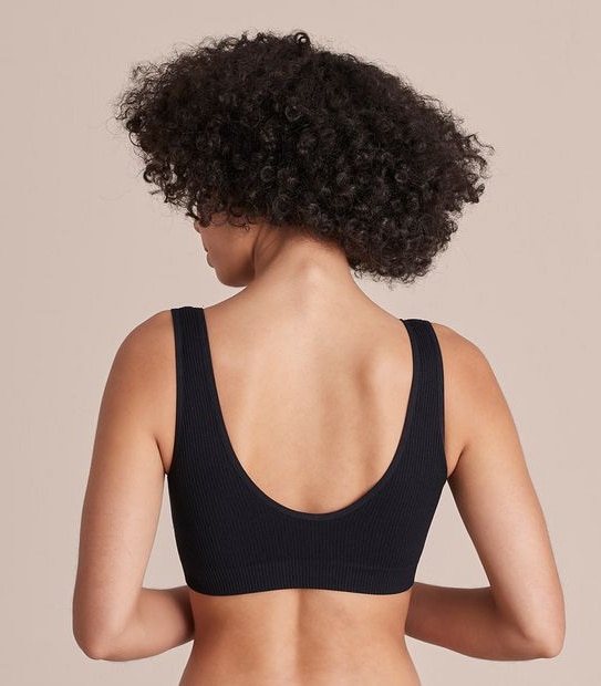 Rib Plunge Crop Top - Lily Loves