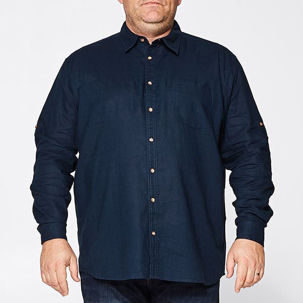 Mr Big Casual Long Sleeve Linen Shirt Mr Big Casual Long Sleeve Linen Shirt