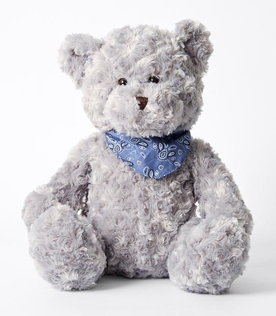 Large Sitting Bear With Bandana