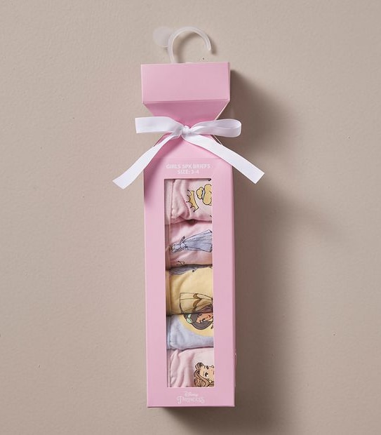 5 Pack Disney Princess Briefs Gift Set 2 of 5