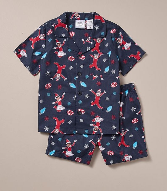 Kids Elf On The Shelf Family Matching Cotton Pyjama Set