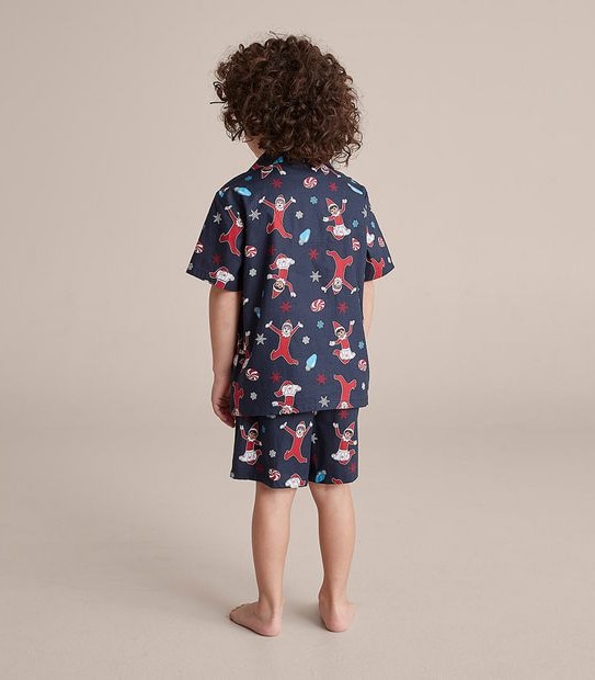 Kids Elf On The Shelf Family Matching Cotton Pyjama Set