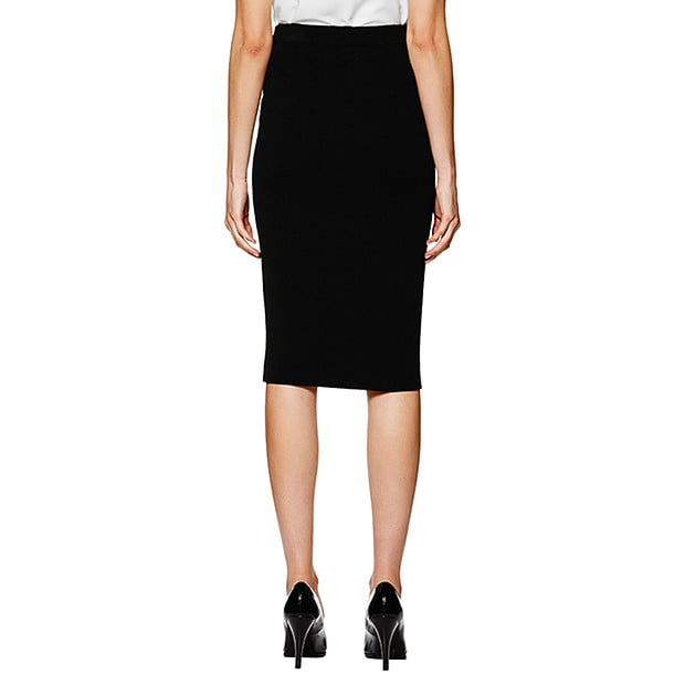 Longline Knit Skirt Black Target Australia