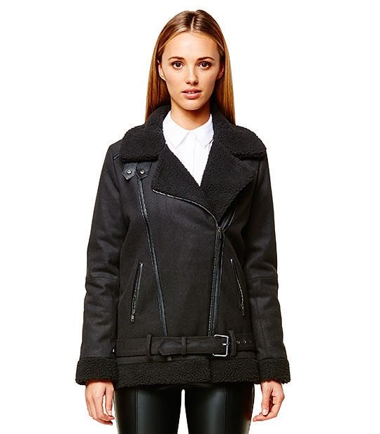 Yours Sincerely Aviator Shearling Jacket