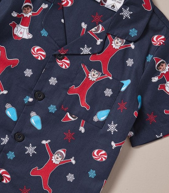 Kids Elf On The Shelf Family Matching Cotton Pyjama Set