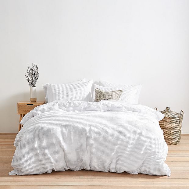 Warner Textured Quilt Cover Set White Target Australia Warner Textured Quilt Cover Set White, Target Super King Bedding