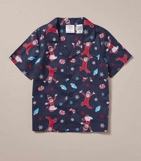 Kids Elf On The Shelf Family Matching Cotton Pyjama Set
