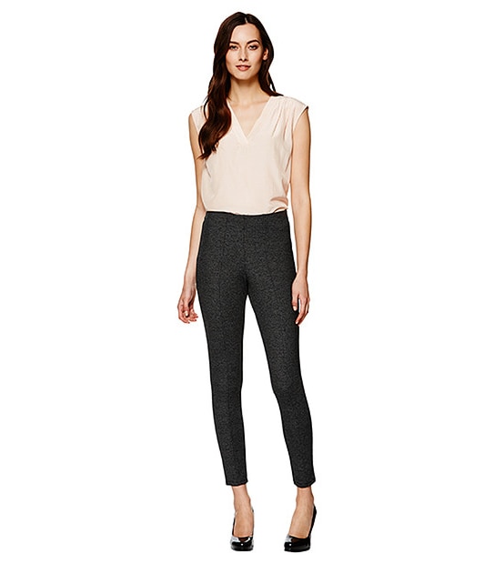 Skinny Ponte Pants - Charcoal