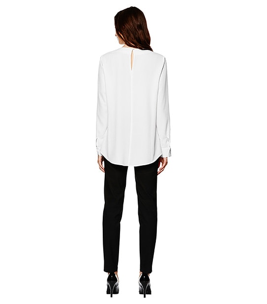 Relaxed Tunic Top - White