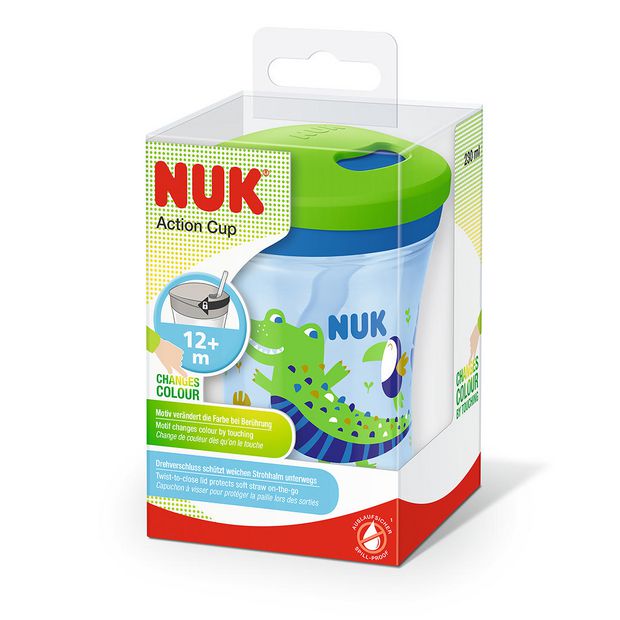 NUK Colour Changing Action Cup 230ml - Assorted*