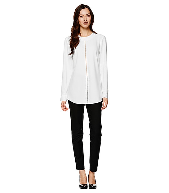 Relaxed Tunic Top - White