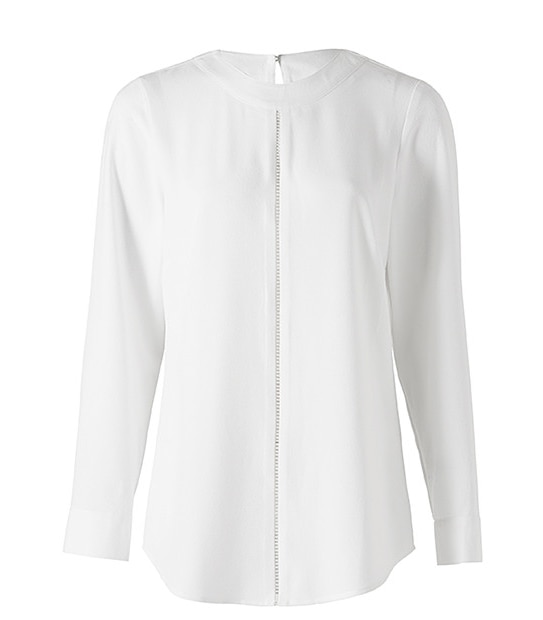 Relaxed Tunic Top - White