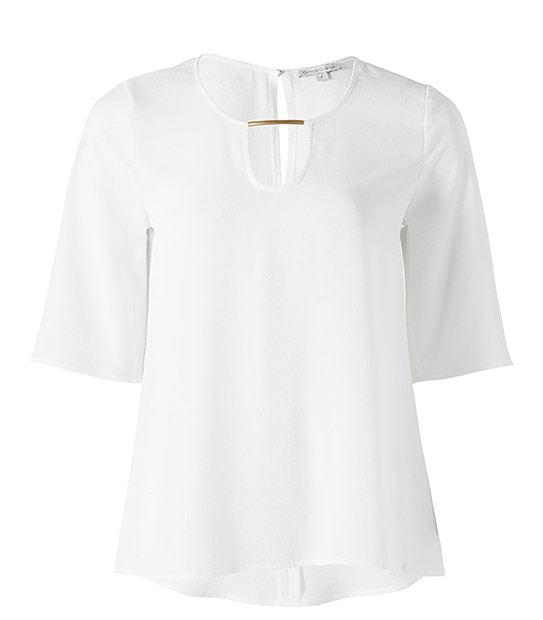 3/4 Sleeve Blouse - Cream