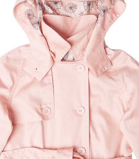Trench Coat With Hood