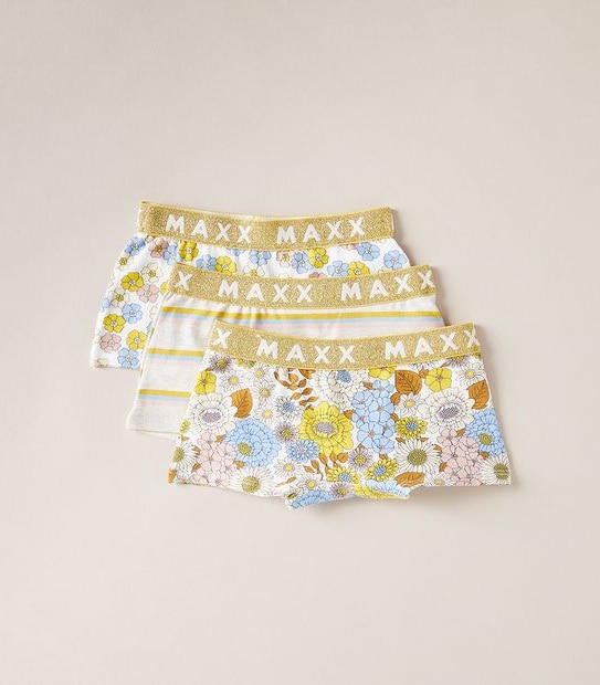 Maxx 3 Pack Girls Shortie