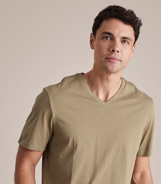 Organic Cotton V-Neck T-Shirt | Target Australia