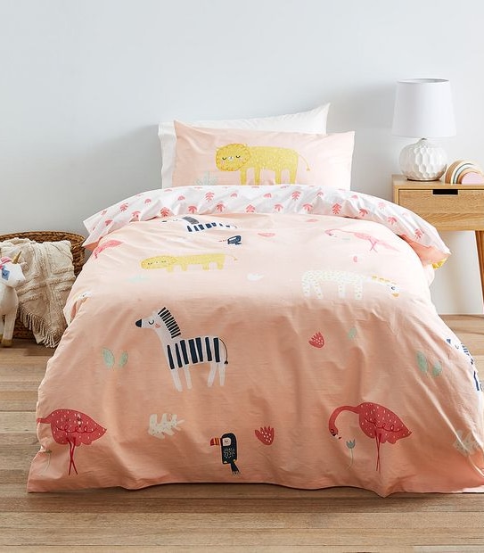 Jungle Friends Quilt Cover Set