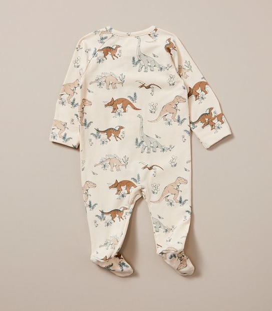 Baby Organic Cotton Print Coverall