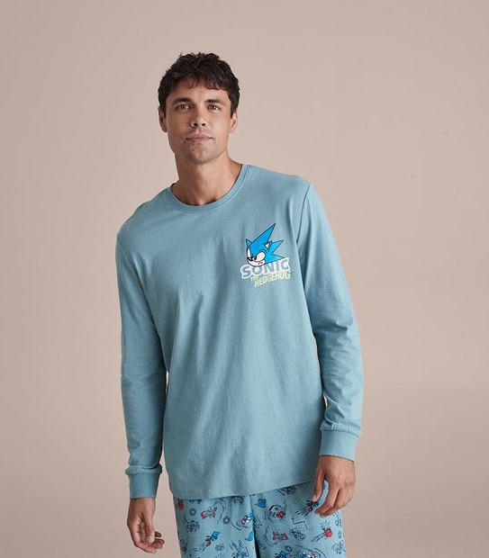 Mens Sonic The Hedgehog Matching Pyjama Set