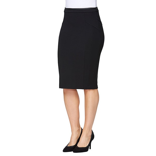 Knee Length Ponte Skirt - Black | Target Australia