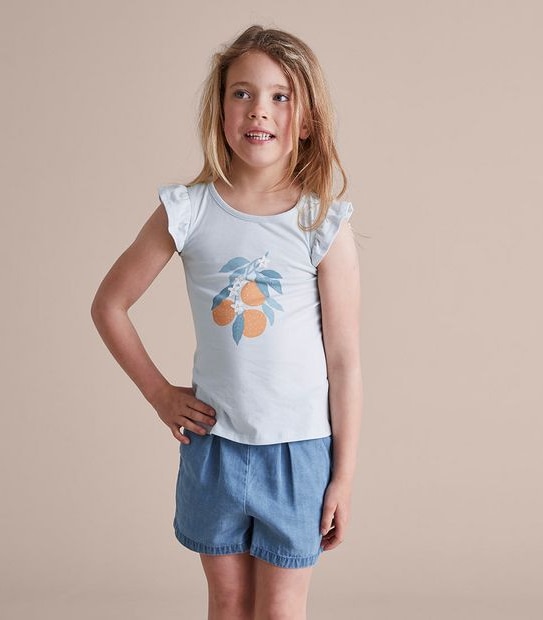 Frill Print Tank