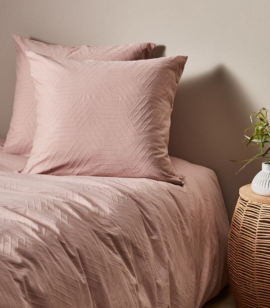 Aubury Geo Textured European Pillowcase