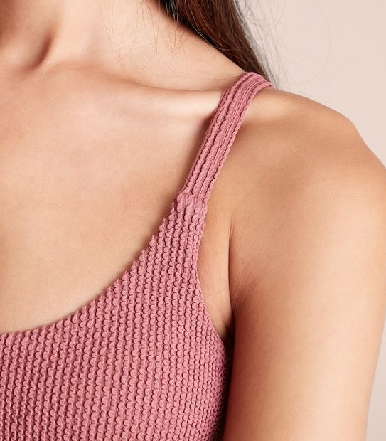 Crinkle One Piece Swim Bathers