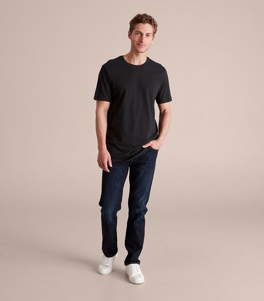 Organic Cotton Curved Hem T-Shirt